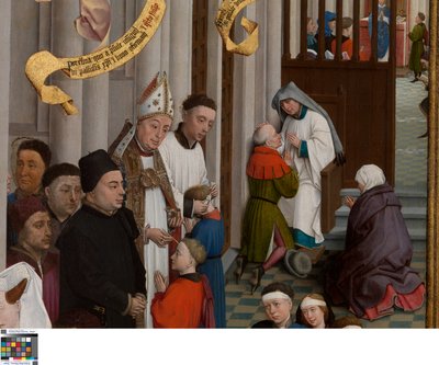 Détail du Triptyque des Sept Sacrements - Rogier van der Weyden