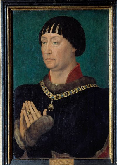 Portrait de Jean Ier dit le Belliqueux, Duc de Clèves (1419-1481). Peinture par Rogier van der Weyden 15ème siècle - Rogier van der Weyden