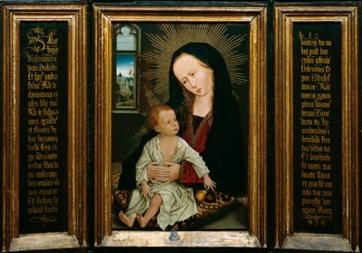 Salve Regina (Salve, O Reine, prière catholique), représentation de la Vierge et l