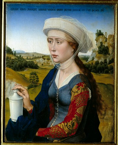 Triptyque de la famille Braque : « Représentation de Sainte Marie Madeleine » (panneau droit) - Rogier van der Weyden