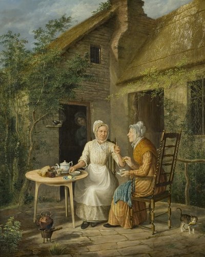 Les commères du village, vers 1828 - Rolinda Sharples