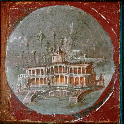 Une villa à Stabiae (fresque) - Roman