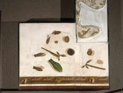 Asarotos (sol non balayé) Fragments de mosaïque signés par Harakliton de Rome, IIe siècle après J.-C., Rome - Roman