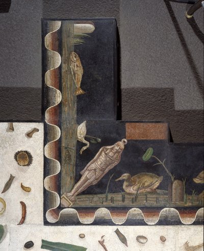 Asarotos (sol non balayé) Fragments de mosaïque signés par Harakliton de Rome, IIe siècle après J.-C., Rome - Roman