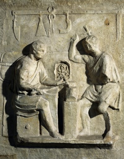 Forgerons, bas-relief, civilisation romaine, 2e siècle - Roman
