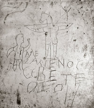 Graffiti blasphématoire d