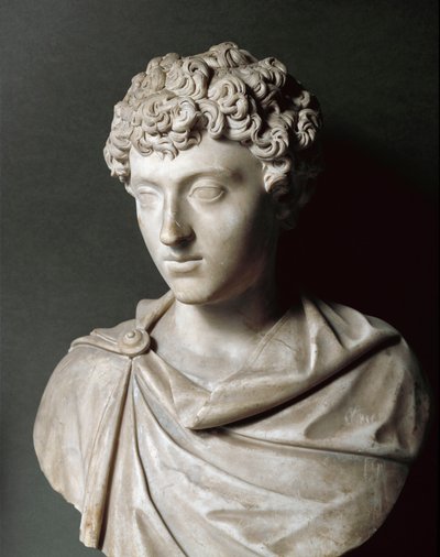 Buste de Marc Aurèle, en tant que jeune garçon - Roman
