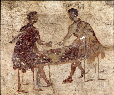 Joueurs de dés (fresque) - Roman