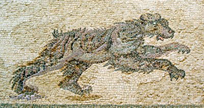 Scène de chasse, (détail) d