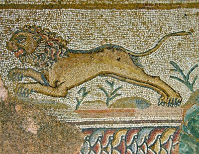 Scène de chasse, (détail) d