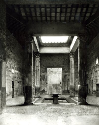 Impluvium dans la Maison des Noces d