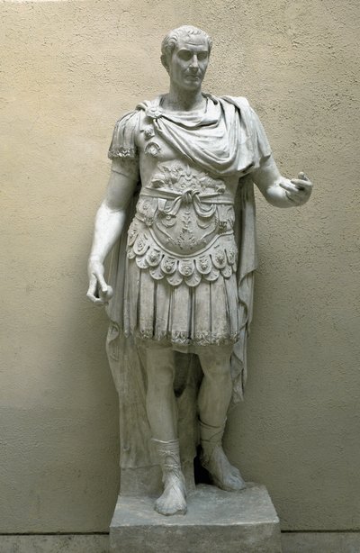Jules César (Giulio Cesare) (100-44 av. J.-C.) Sculpture - Museo della Civilta romana, Rome - Roman