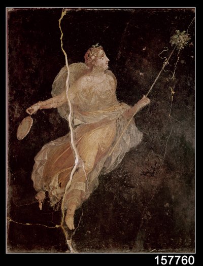 Ménade, de la Maison du Navire, Pompéi, Ier siècle av. J.-C.-79 apr. J.-C. - Roman