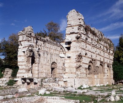 Alpes-Maritimes : Restes des thermes romains du IIIe siècle dans les arènes de Nice Cimiez - Roman