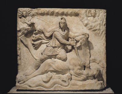 Mithra sacrifiant le taureau, 2e-3e siècle - Roman