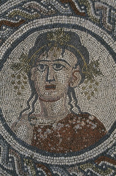 Mosaïque représentant les quatre saisons, maison de 