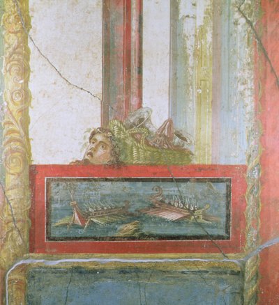 Scène navale, Pompéi, Italie - Roman