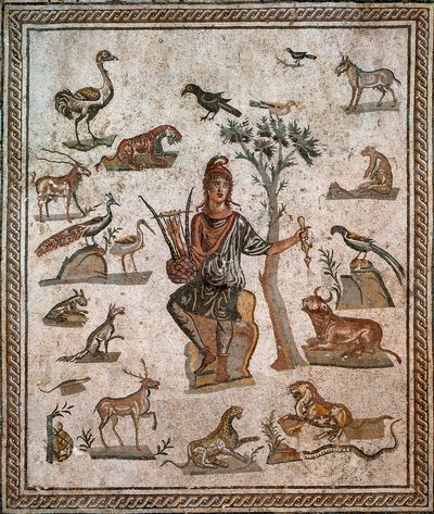 Orphée entouré d