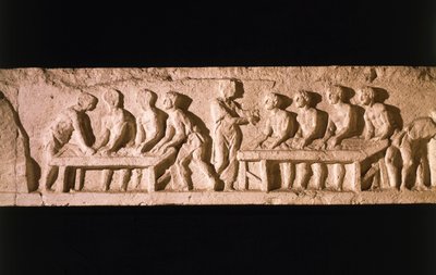 Relief représentant une boulangerie, du tombeau d