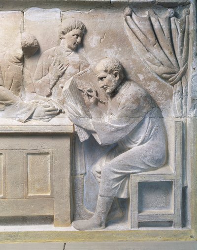 Relief du mausolée représentant un collecteur d