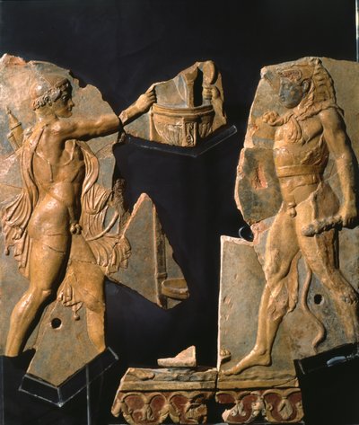 Relief de la zone du temple d