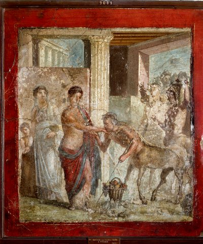 Art romain : Le centaure assiste au mariage de Pirithoos et Hippodamie - Roman