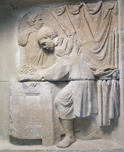 Relief romain du mausolée représentant un marchand de pain, IIe siècle après J.-C. - Roman
