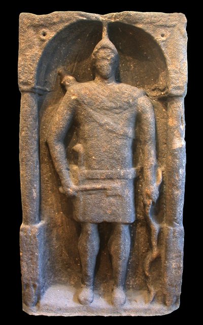Pierre tombale romaine représentant un archer hamien (syrien), vers 125-40 après J.-C. - Roman