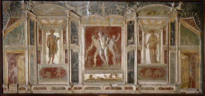 Art romain : groupe dionysiaque. 1er siècle. De Pompéi. Naples, Museo Archeologico Nazionale - Roman