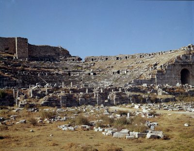 Art romain, période hellénistique : le théâtre de Milet. 2e siècle. Turquie - Roman