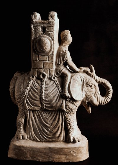 Art romain : "Vase en terre cuite en forme d