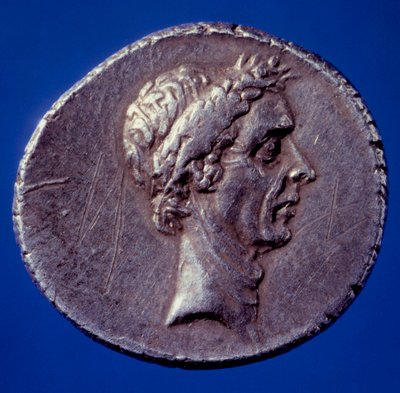 Art romain : pièce de monnaie avec l