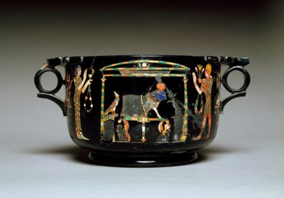 Art romain : coupe avec motifs égyptiens. De Castellammare di Stabia. 1er siècle ap. J.-C. Musée Archéologique National, Naples - Roman
