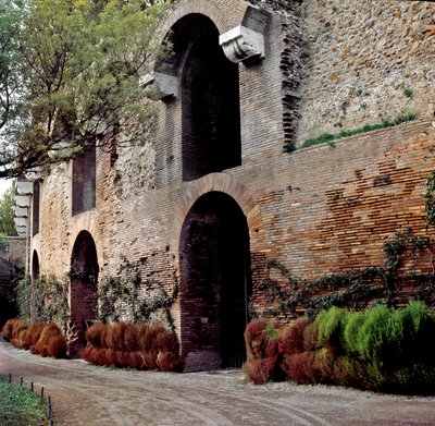 Art romain : vue de la Domus Aurea ou Maison Dorée : palais impérial de la Rome antique, construit par Néron. Rome, Italie - Roman