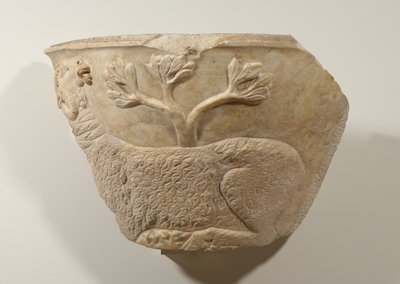 Fragment de sarcophage, 3ème siècle - Roman