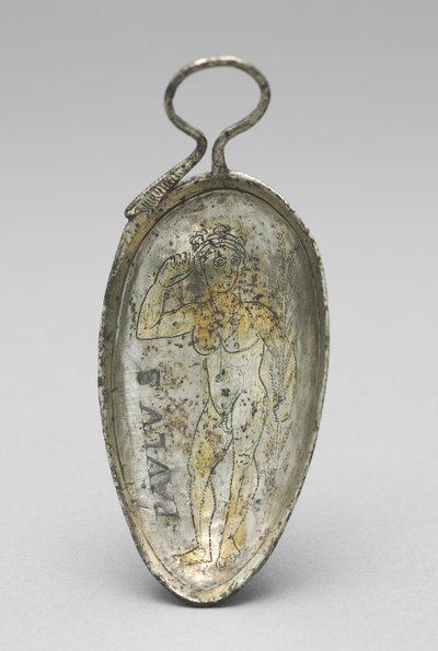 Cuillère avec Saint Paul en athlète, 350-400 - Roman