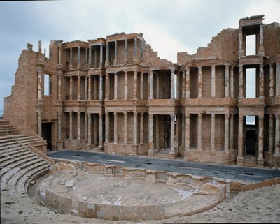 Scène de théâtre romain, 2e-3e siècle - Roman