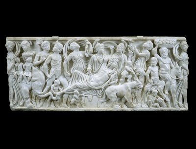 Le Triomphe indien de Dionysos, 180-195 après J.-C. - Roman