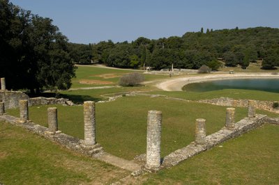 La villa romaine dans la baie de Verige, Brijuni, Croatie - Roman
