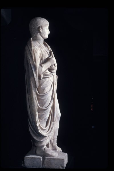 Statue togée du jeune Néron, vers 50 après J.-C. - Roman