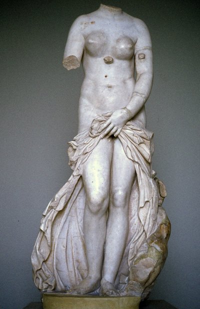 Vénus Laudolina ou anadyomène. sculpture, Musée de Syracuse, Sicile, Italie. - Roman