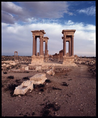Vue du Tétrapyle - Roman