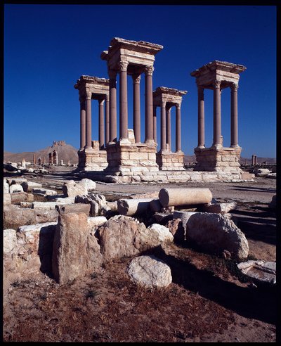 Vue du Tétrapyle - Roman