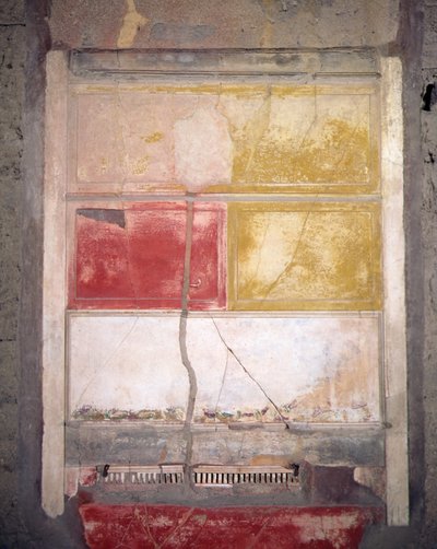 Décoration murale, Pompéi, Italie (fresque) - Roman