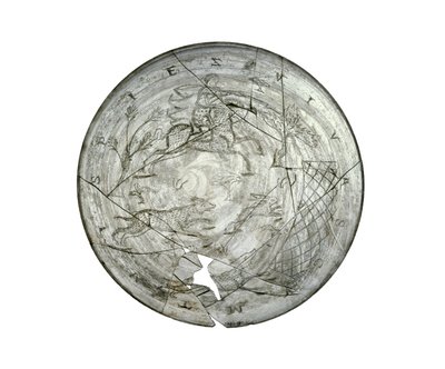 Bol de Wint Hill, gravé avec une scène de chasse, probablement de la Rhénanie, romain, 4e siècle (verre) - Roman