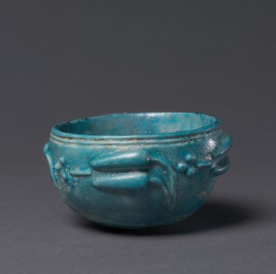 Bol avec décoration de bouton de lotus, Égypte, 1-200 - Roman Imperial Period