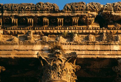 Temple de Bacchus, détail de l