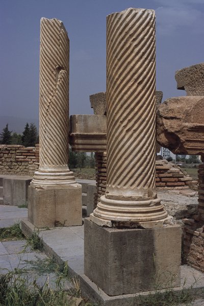 Vue de la bibliothèque, c.100 après J.-C., période impériale haute (27 av. J.-C.-395 après J.-C.) - Roman Imperial Period