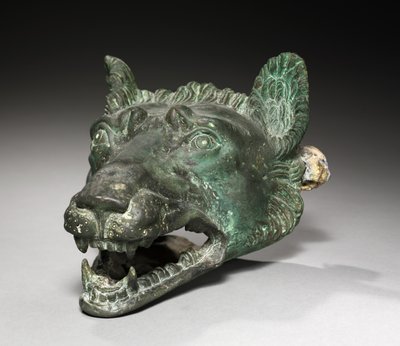Fixation de barge en forme de tête de loup, 1-200 - Roman Imperial Period