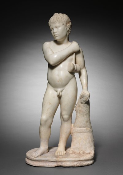 Jeune homme avec poids de saut, c.40-70 - Roman Imperial Period